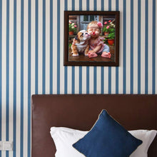 Load image into Gallery viewer, Dog And Child 40*40CM(Canvas) Full Round Drill Diamond Painting
