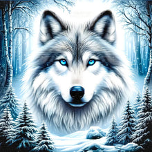 Load image into Gallery viewer, Wolf 40*40CM(Canvas) Full Round Drill Diamond Painting

