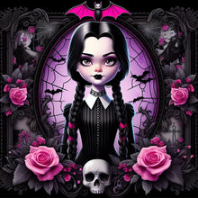 Load image into Gallery viewer, Dark Girl 50*50CM(Canvas) Full Round Drill Diamond Painting

