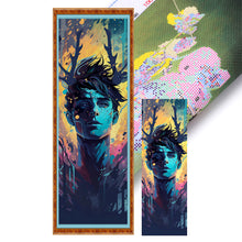 Load image into Gallery viewer, Huancan - Boy With Deer Antlers - 30*80CM 11CT 3 Stamped Cross Stitch
