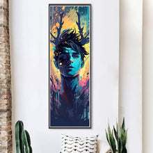 Load image into Gallery viewer, Huancan - Boy With Deer Antlers - 30*80CM 11CT 3 Stamped Cross Stitch
