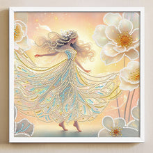 Load image into Gallery viewer, Crystal Princess Gold 30*30CM(Canvas) Partial Special Shaped Drill Diamond Painting
