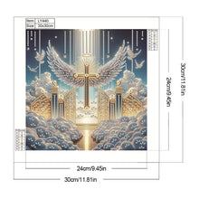 Load image into Gallery viewer, Cross 30*30CM(Canvas) Partial Special Shaped Drill Diamond Painting
