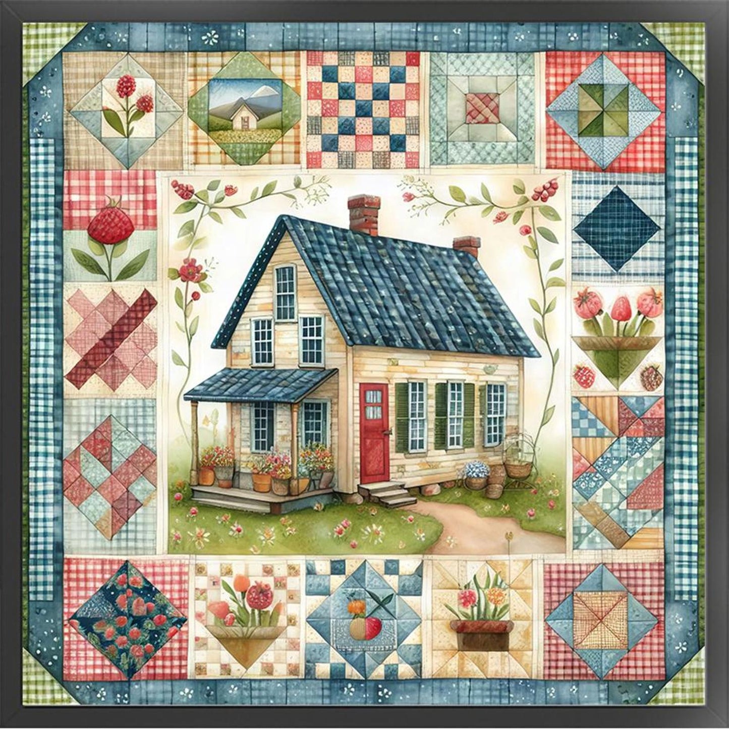 Cabin - Full 11CT Counted Cross Stitch 50x50CM - Yishu