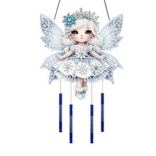 Load image into Gallery viewer, Acrylic 2D Flat DIY Winter Girl Diamond Painting Set Hanging Diamond Art Kits
