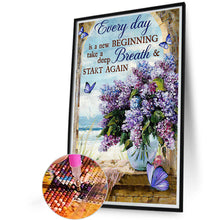 Load image into Gallery viewer, Personalized English Calligraphy 40*60CM(Canvas) Full Round Drill Diamond Painting
