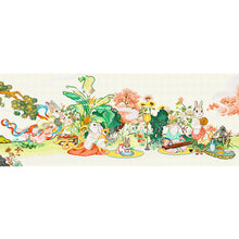 Load image into Gallery viewer, Spring Brand - Hares In Haruno - 120*55CM 11CT 3 Stamped Cross Stitch
