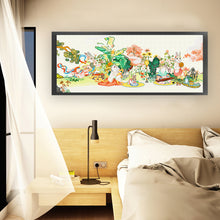 Load image into Gallery viewer, Spring Brand - Hares In Haruno - 120*55CM 11CT 3 Stamped Cross Stitch
