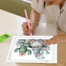 Load image into Gallery viewer, Gnome With Flowers 30*30CM(Canvas) Partial Special Shaped Drill Diamond Painting
