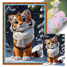 Load image into Gallery viewer, Huancan - Cute Tiger - 40*60CM 11CT 3 Stamped Cross Stitch
