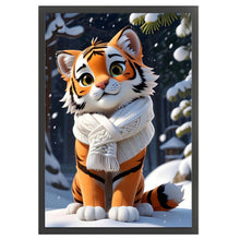 Load image into Gallery viewer, Huancan - Cute Tiger - 40*60CM 11CT 3 Stamped Cross Stitch
