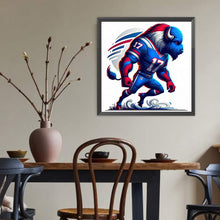 Load image into Gallery viewer, Buffalo Bills 40*40CM(Canvas) Full Round Drill Diamond Painting
