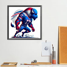Load image into Gallery viewer, Buffalo Bills 40*40CM(Canvas) Full Round Drill Diamond Painting
