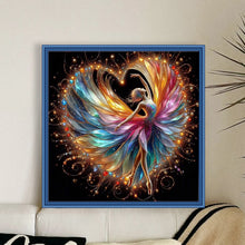 Load image into Gallery viewer, Yishu - Girl With Colorful Heart Skirt - 45*45CM 11CT 3 Stamped Cross Stitch

