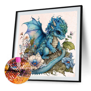 Dinosaur 40*40CM(Canvas) Full Round Drill Diamond Painting