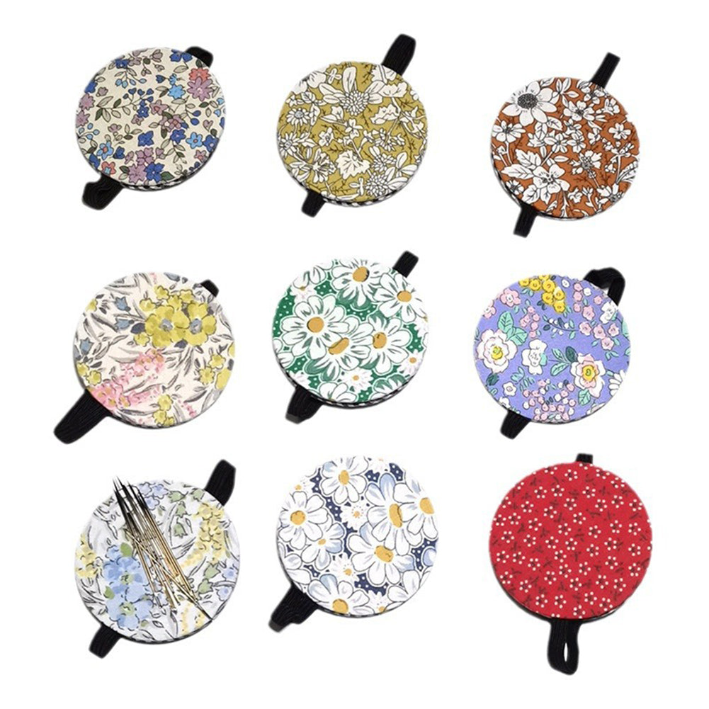 Magnetic Floral Pin Cushion Needle Cushion | for Sewing Quilting Needlework Crafts Embroidery Accessories(Random Color)