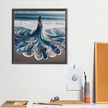 Load image into Gallery viewer, Girl With A Fancy Skirt 40*40CM(Canvas) Full Round Drill Diamond Painting
