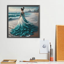 Load image into Gallery viewer, Girl With A Fancy Skirt 40*40CM(Canvas) Full Round Drill Diamond Painting
