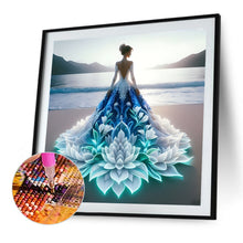 Load image into Gallery viewer, Girl With A Fancy Skirt 40*40CM(Canvas) Full Round Drill Diamond Painting
