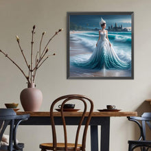 Load image into Gallery viewer, Girl With A Fancy Skirt 40*40CM(Canvas) Full Round Drill Diamond Painting
