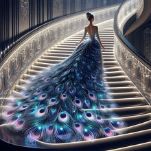 Load image into Gallery viewer, Girl With A Fancy Skirt 40*40CM(Canvas) Full Round Drill Diamond Painting
