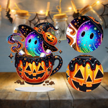 Load image into Gallery viewer, Acrylic Special Shaped Halloween Table Top Diamond Painting Ornament Kits (D)
