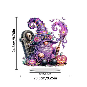 Acrylic Special Shaped Halloween Table Top Diamond Painting Ornament Kits (E)