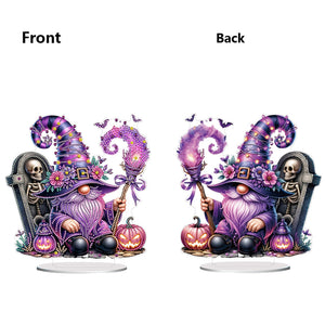 Acrylic Special Shaped Halloween Table Top Diamond Painting Ornament Kits (E)