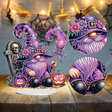 Load image into Gallery viewer, Acrylic Special Shaped Halloween Table Top Diamond Painting Ornament Kits (E)
