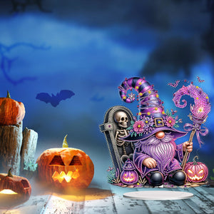 Acrylic Special Shaped Halloween Table Top Diamond Painting Ornament Kits (E)