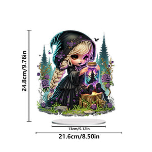 Acrylic Special Shaped Halloween Table Top Diamond Painting Ornament Kits (L)