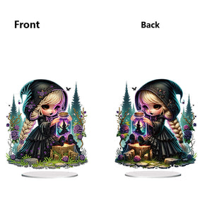 Acrylic Special Shaped Halloween Table Top Diamond Painting Ornament Kits (L)