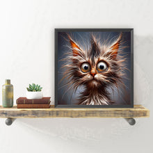 Load image into Gallery viewer, Furry Cat 30*30CM(Canvas) Full Round Drill Diamond Painting
