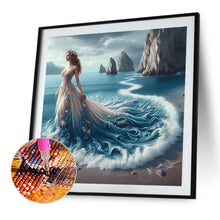 Load image into Gallery viewer, Girl With A Fancy Skirt 40*40CM(Canvas) Full Round Drill Diamond Painting

