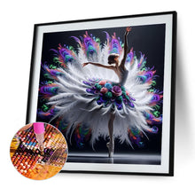 Load image into Gallery viewer, Girl With A Fancy Skirt 40*40CM(Canvas) Full Round Drill Diamond Painting
