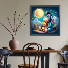 Load image into Gallery viewer, Eeyore And Bear 40*40CM(Canvas) Full Round Drill Diamond Painting
