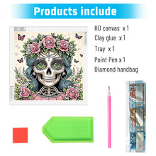 Load image into Gallery viewer, Wan Halloween Skeleton Beauty 40*40CM(Canvas) Partial Special Shaped Drill Diamond Painting
