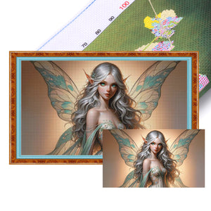 Huancan - Butterfly Fairy - 90*50CM 11CT 3 Stamped Cross Stitch