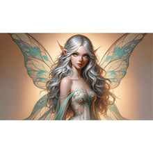Load image into Gallery viewer, Huancan - Butterfly Fairy - 90*50CM 11CT 3 Stamped Cross Stitch
