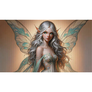 Huancan - Butterfly Fairy - 90*50CM 11CT 3 Stamped Cross Stitch