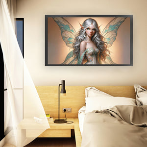 Huancan - Butterfly Fairy - 90*50CM 11CT 3 Stamped Cross Stitch