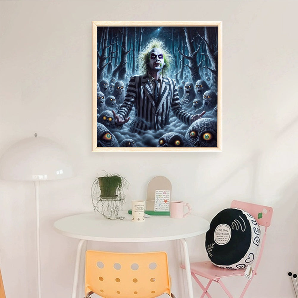 Horror Figure - Full 11CT Stamped Cross Stitch 50x50CM - Huacan