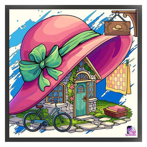 Huancan - Hat Hut - 40*40CM 11CT 3 Stamped Cross Stitch