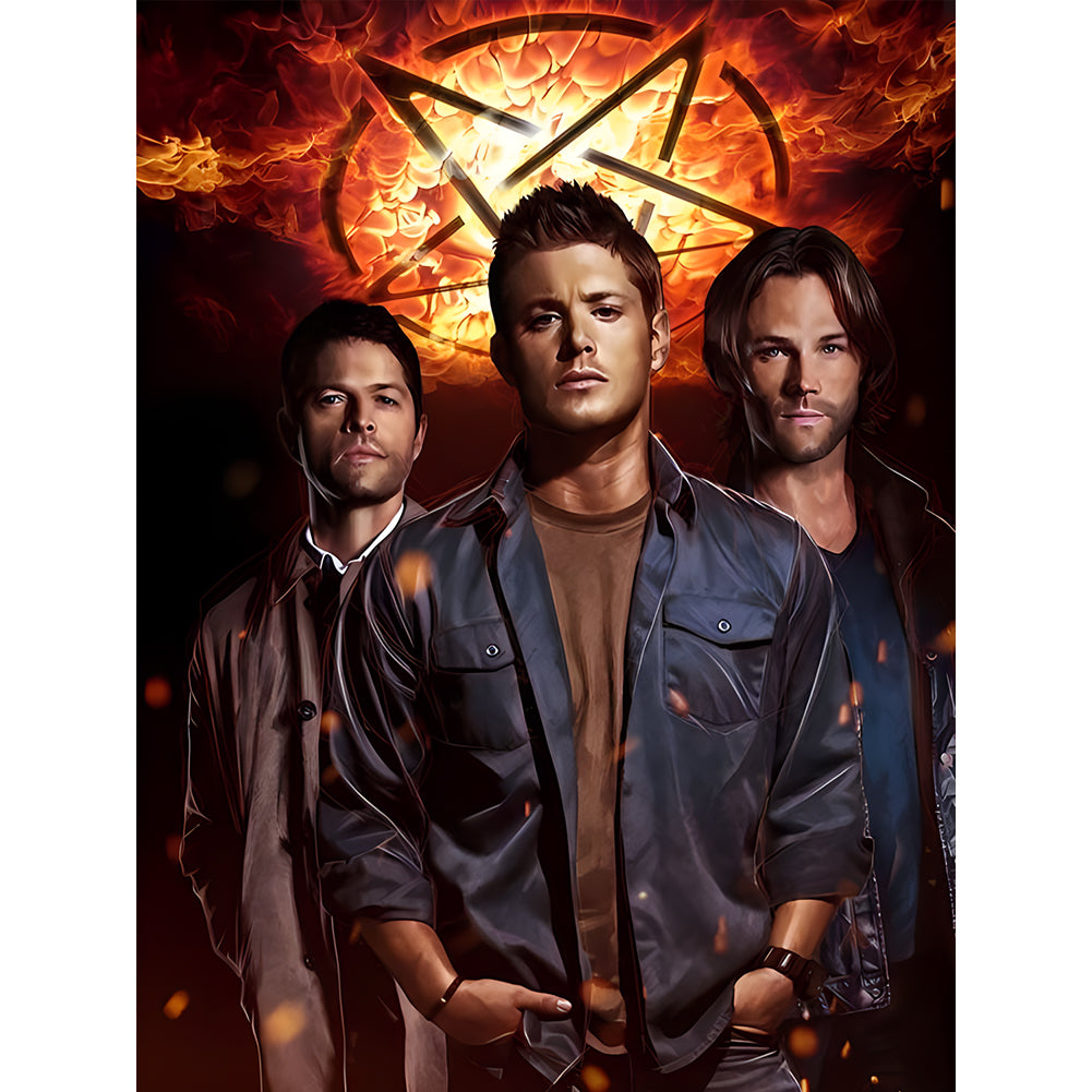Supernatural 30*40CM(Canvas) Full Round Drill Diamond Painting
