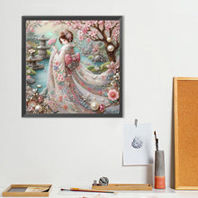 Load image into Gallery viewer, Japanese Beauty 40*40CM(Canvas) Full Round Drill Diamond Painting
