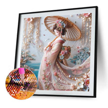 Load image into Gallery viewer, Japanese Beauty 40*40CM(Canvas) Full Round Drill Diamond Painting
