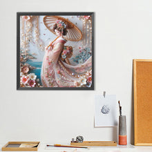 Load image into Gallery viewer, Japanese Beauty 40*40CM(Canvas) Full Round Drill Diamond Painting
