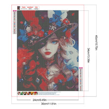 Load image into Gallery viewer, Dreamlike Star-Spangled Banner Girl 40*50CM(Canvas) Full Round Drill Diamond Painting

