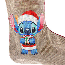 Load image into Gallery viewer, Linen Diamond Painting Christmas Socks 5D Rhinestone Xmas Socks for Kid Gift
