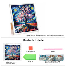 Load image into Gallery viewer, Wonderful Tree 30*30CM(Canvas) Partial Special Shaped Drill Diamond Painting
